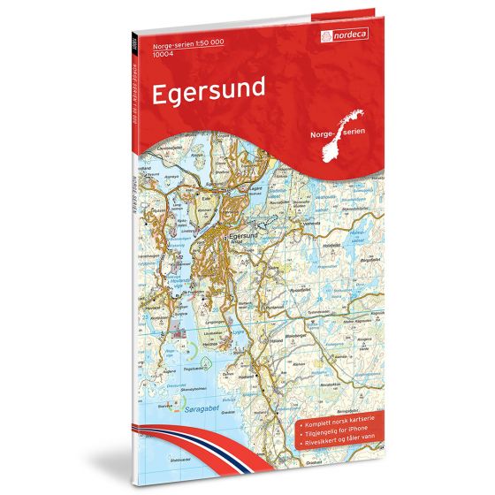 Forside av Egersund kart