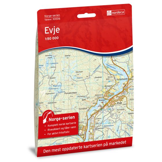Cover image for Evje map