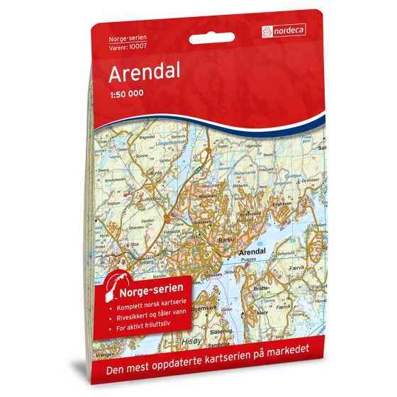 Produktbild für Arendal Karte
