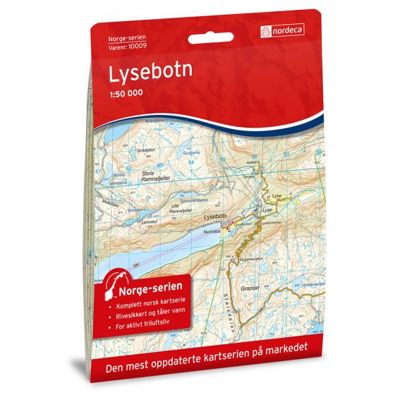 Cover image for Lysebotn map
