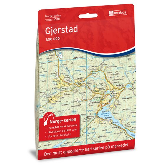 Cover image for Gjerstad map