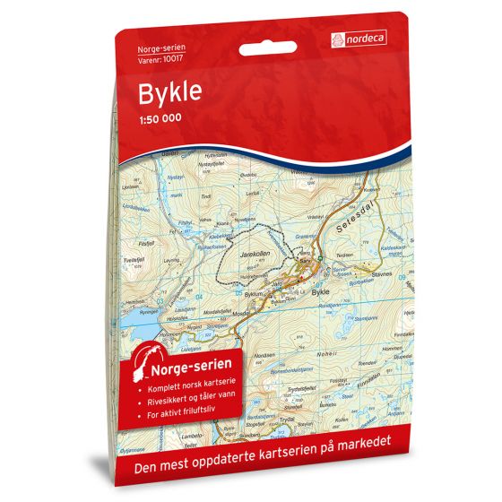 Cover image for Bykle map