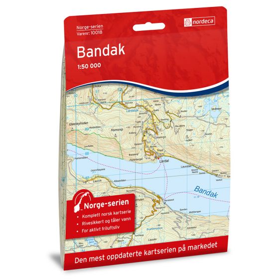 Cover image for Bandak map