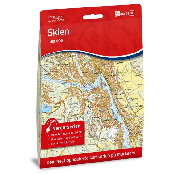 Produktbild für Skien Karte