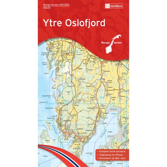 Forside av Ytre Oslofjord kart