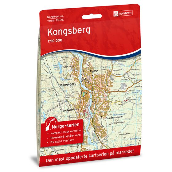 Forside av Kongsberg kart