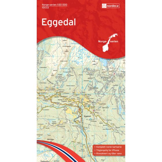 Cover image for Eggedal map