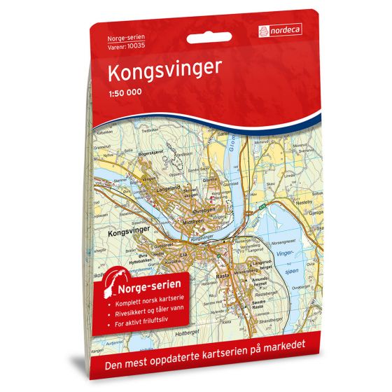 Cover image for Kongsvinger map