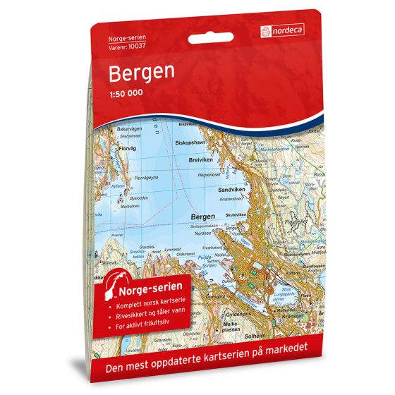 Forside av Bergen kart
