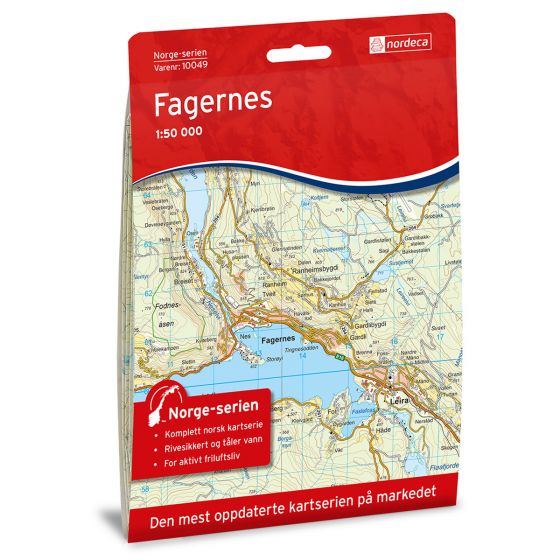 Forside av Fagernes kart