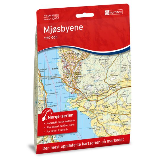 Produktbild für Mjøsbyene Karte