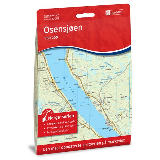 Produktbild für Osensjøen Karte
