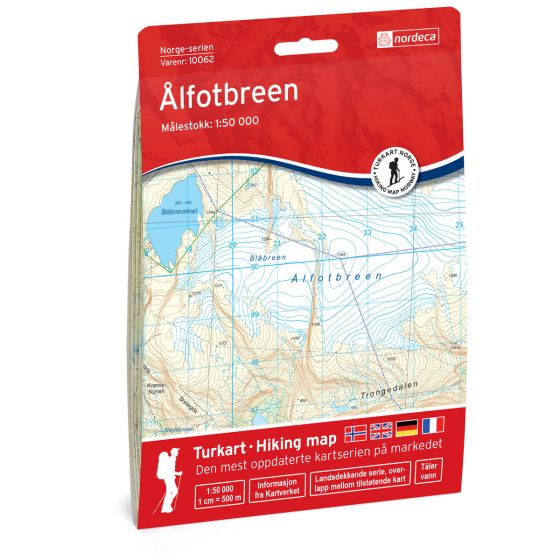 Produktbild für Ålfotbreen Karte