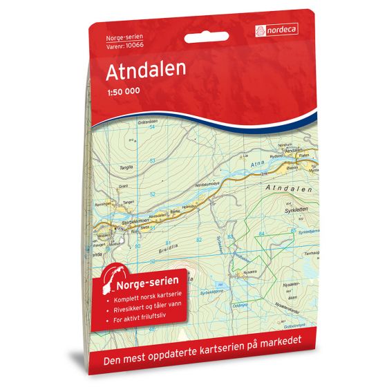 Cover image for Atndalen map