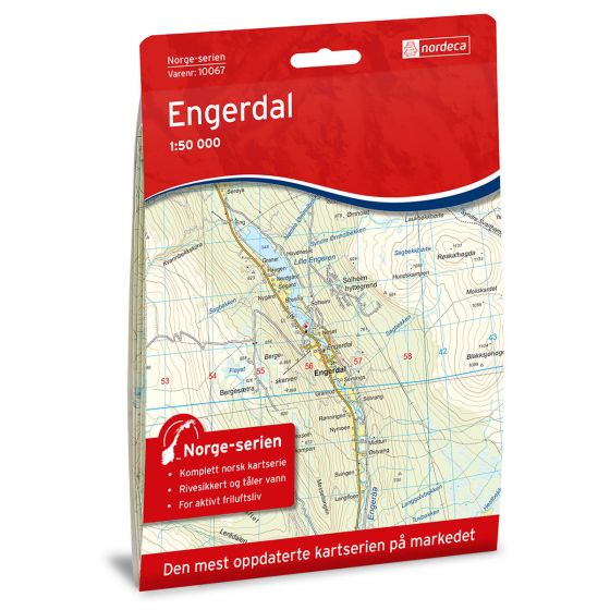 Produktbild für Engerdal Karte