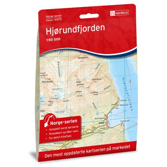 Produktbild für Hjørundfjorden Karte