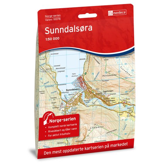 Produktbild für Sunndalsøra Karte