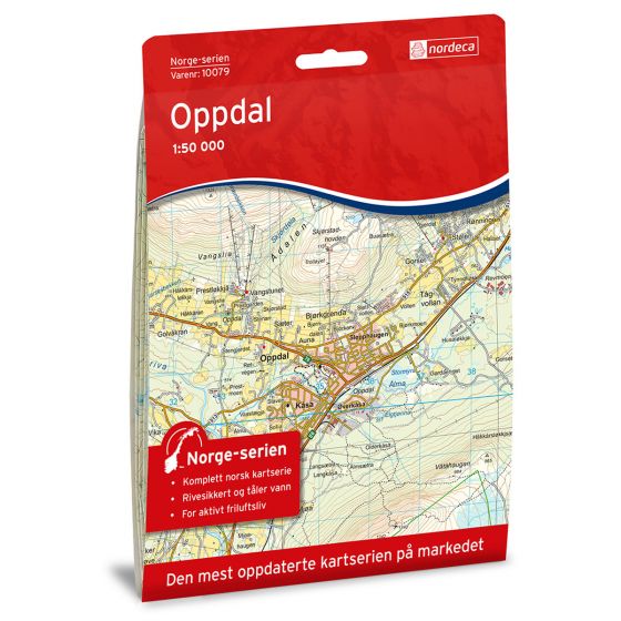 Cover image for Oppdal map