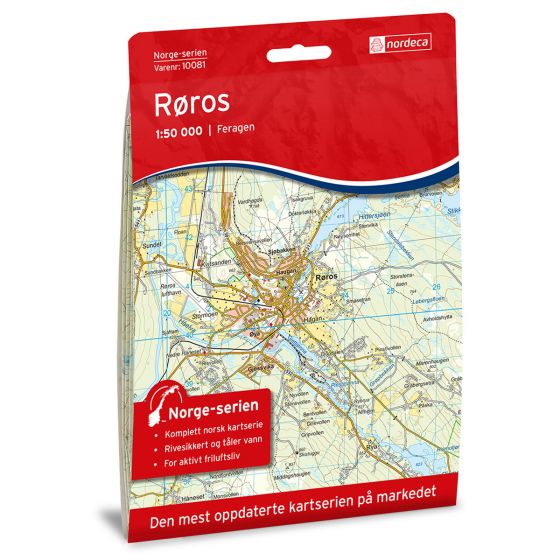 Cover image for Røros map