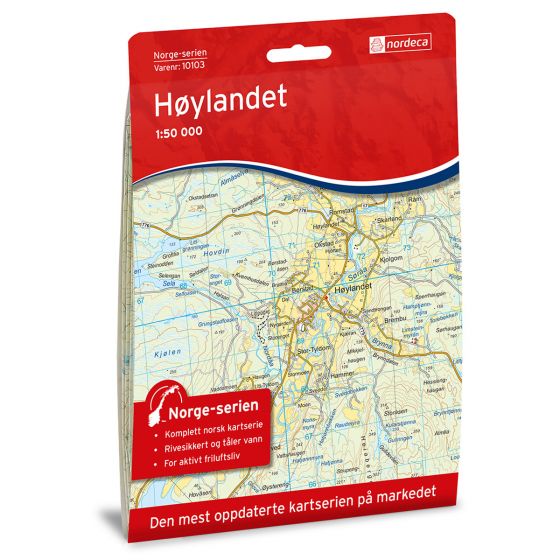 Produktbild für Høylandet Karte