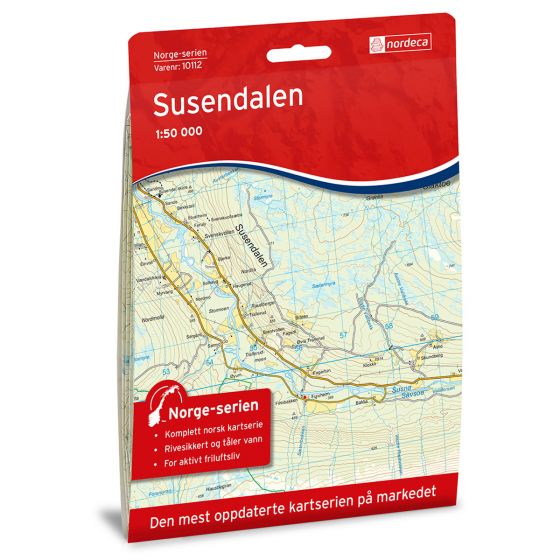 Cover image for Susendalen map