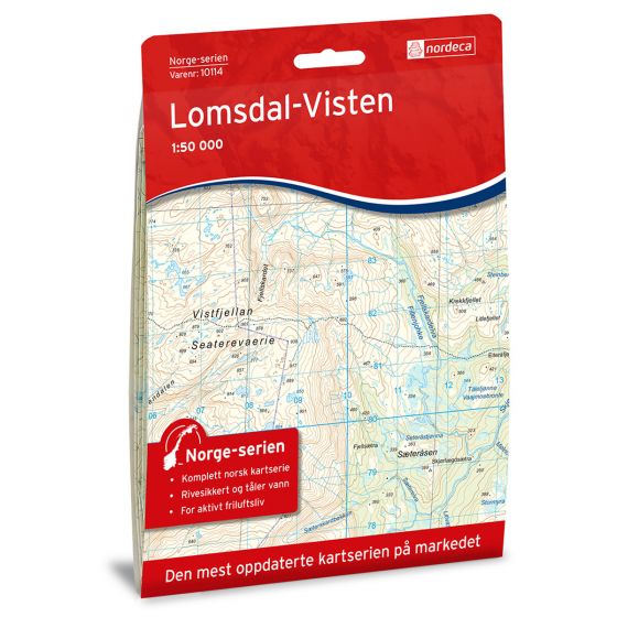 Cover image for Lomsdal Visten map