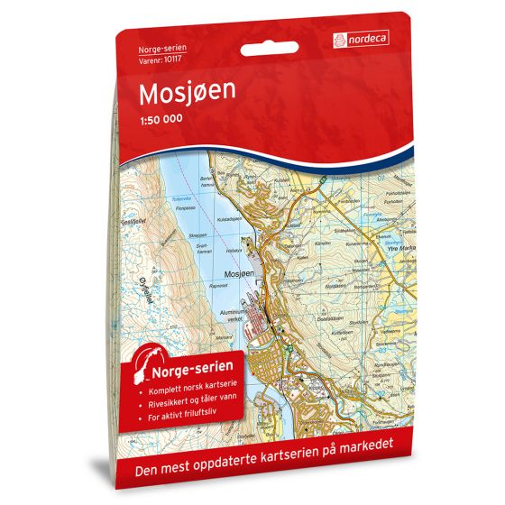 Produktbild für Mosjøen Karte