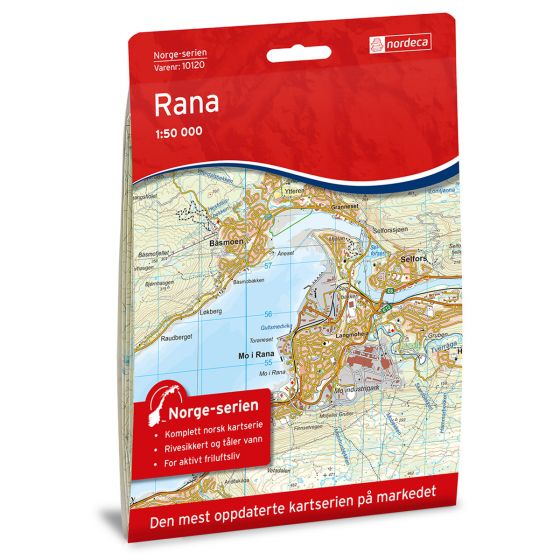Forside av Rana kart