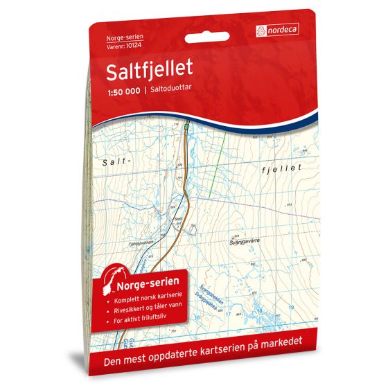 Cover image for Saltfjellet map