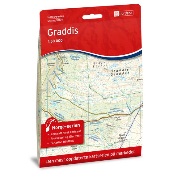 Forside av Graddis kart