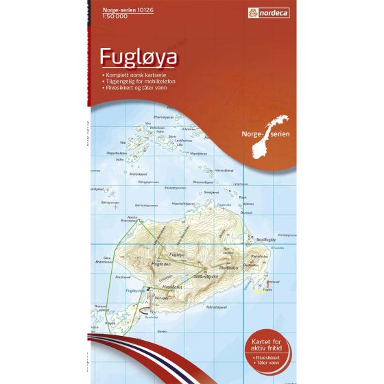 Produktbild für Fugløya Karte
