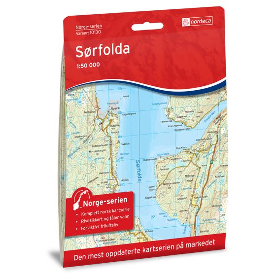 Produktbild für Sørfolda Karte