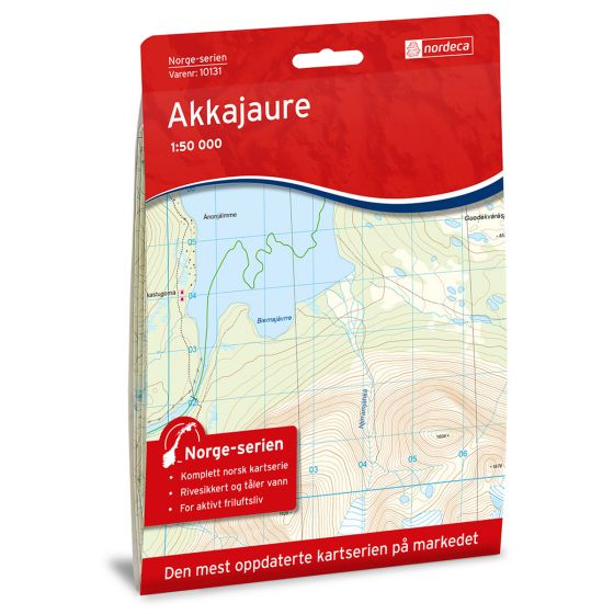 Produktbild für Akkajaure Karte