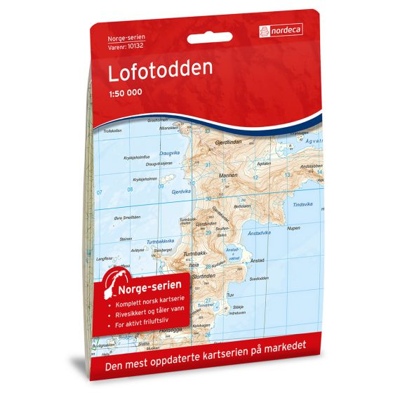 Forside av Lofotodden kart