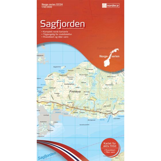 Forside av Sagfjorden kart