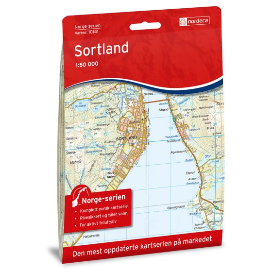 Cover image for Sortland map