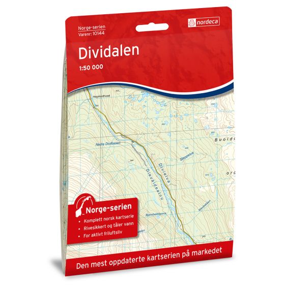 Cover image for Dividalen map