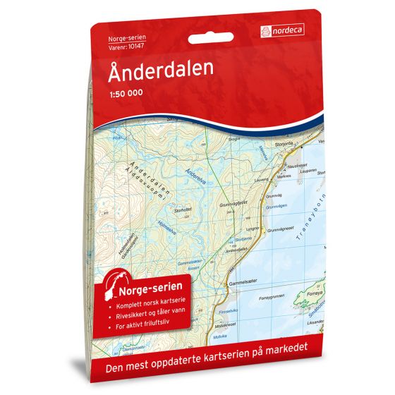 Produktbild für Ånderdalen Karte