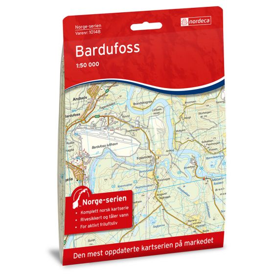 Forside av Bardufoss kart