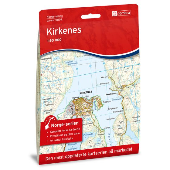 Cover image for Kirkenes map