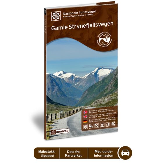 Produktbild für Gamle Strynefjellsvegen Karte