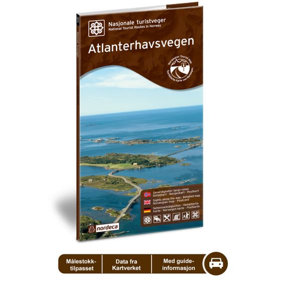Produktbild für Atlanterhavsveien Karte