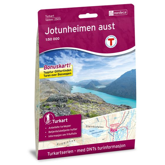 Cover image for Jotunheimen Aust 1:50 000 map