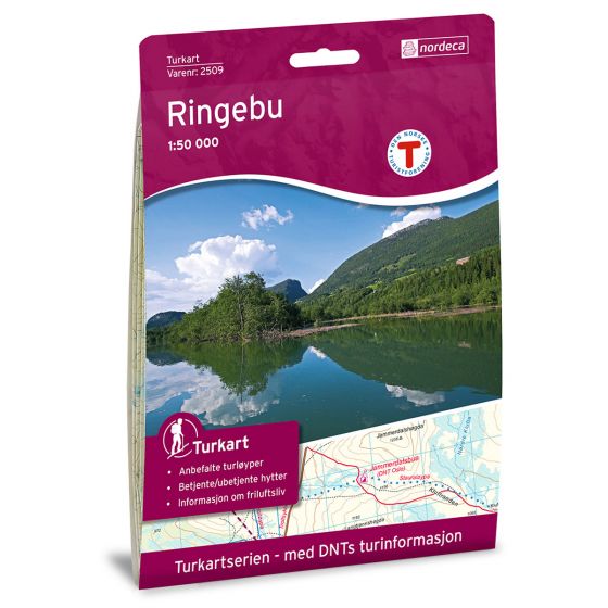 Cover image for Ringebu 1:50 000 map