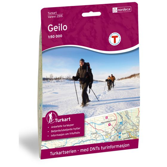 Cover image for Geilo 1:50 000 map