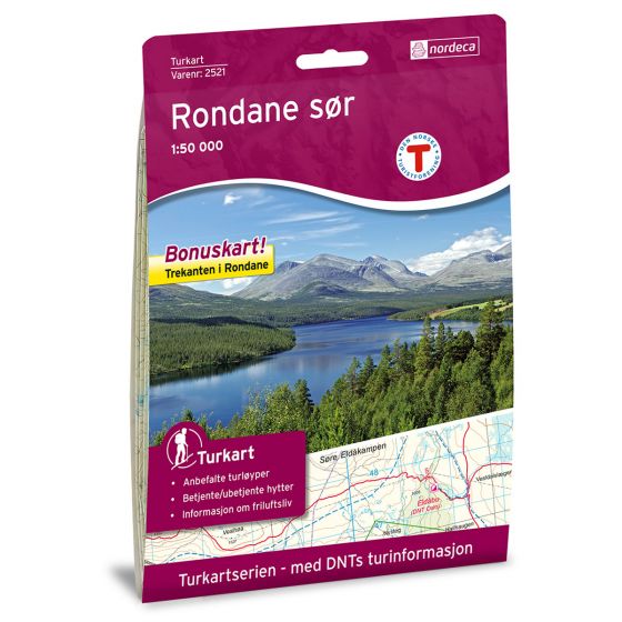 Cover image for Rondane Sør 1:50 000 map