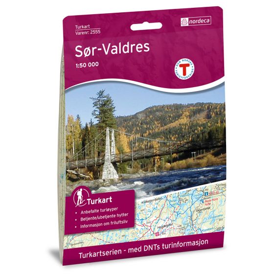 Produktbild für Sør-Valdres 1:50 000 Karte