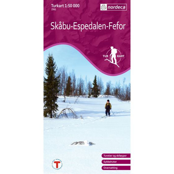 Cover image for Skåbu-Espedalen-Fefor 1:50 000 map