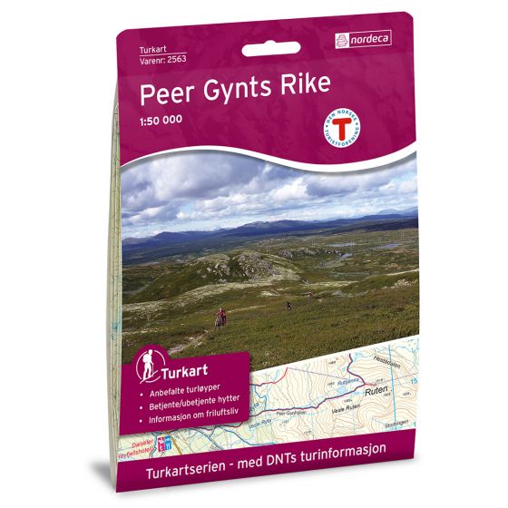 Cover image for Peer Gynts Rike 1:50 000 map