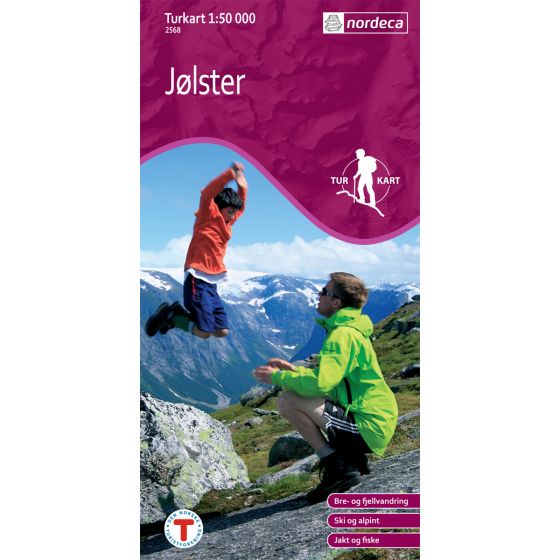 Cover image for Jølster 1:50 000 map